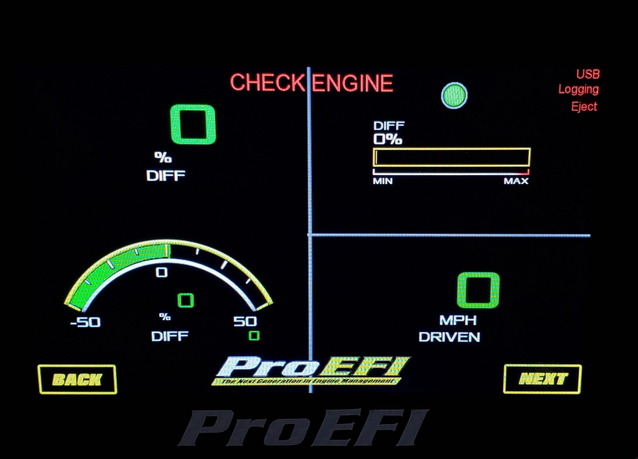 Pro5 CAN Display Logger Pro EFI
