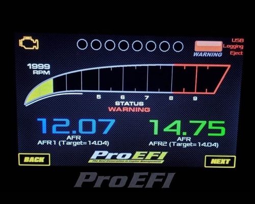Pro5 CAN display Logger